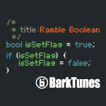 Ramble Boolean
